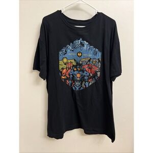 Pacific Rim‎ Uprising Loot Wear Black S/S Tshirt 2XL "Protect And Defend"
